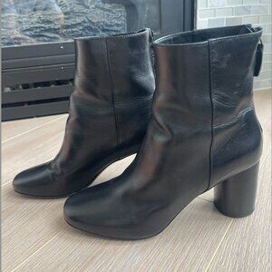 Sandro black heeled boots